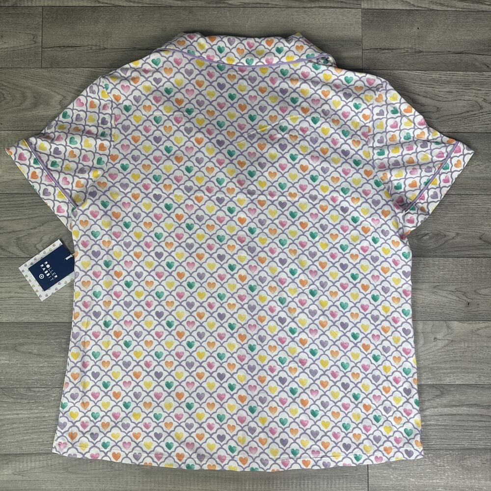 NWT Roller Rabbit x Target Hearts Short Sleeves Shorts Pajamas Set sz Medium - Picture 4 of 6